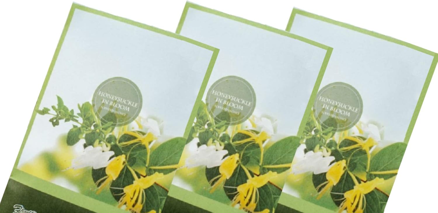 Honeysuckle Scented Sachets Pack of 3 Spring Summer