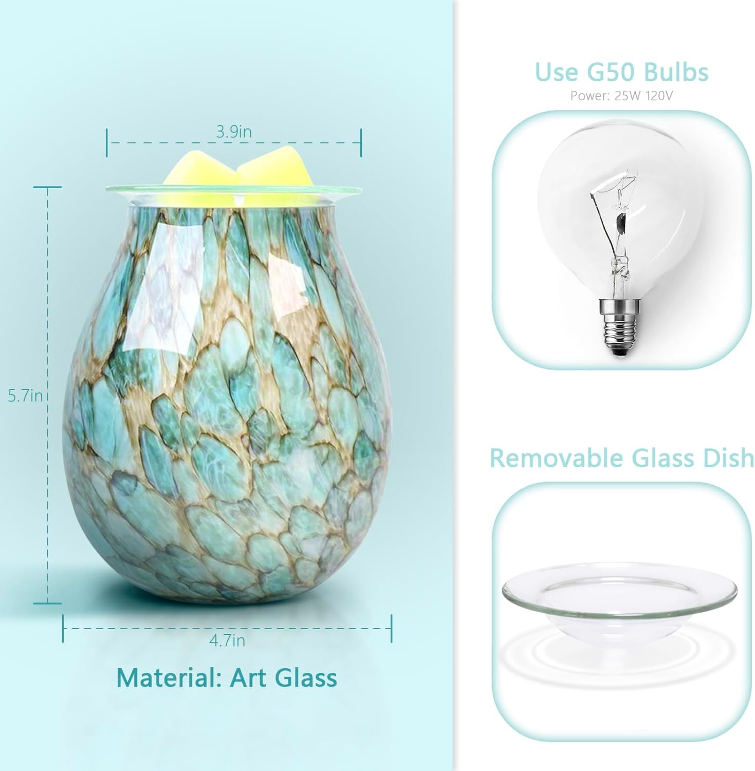Electric Wax Melts Warmer with Night Light