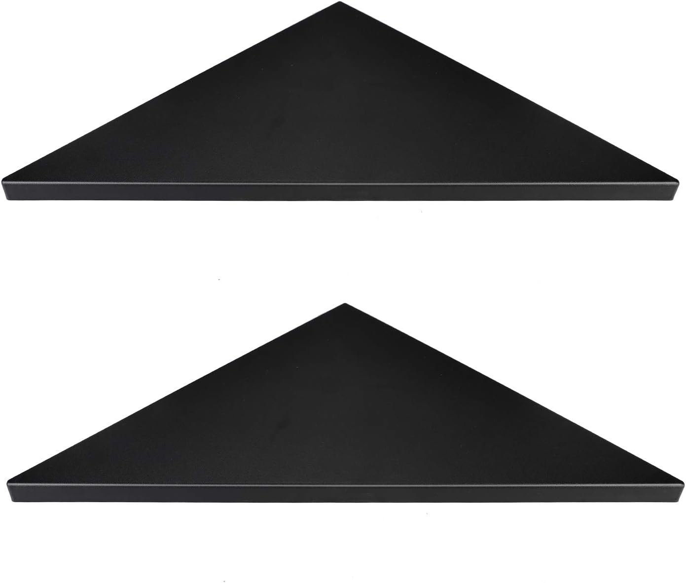 Evron Corner Mounting Shelf Set of 2 Frosting Pattern