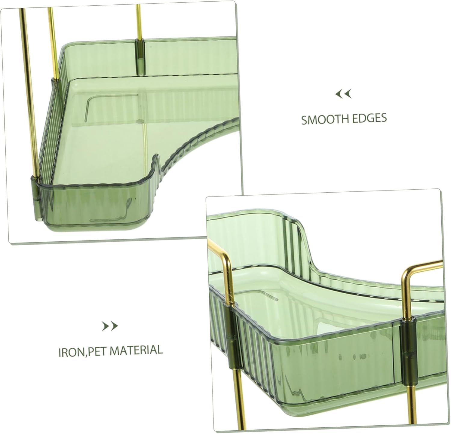 Funomocya Corner Makeup Organizer Shelf for Kitchen and Bathroom