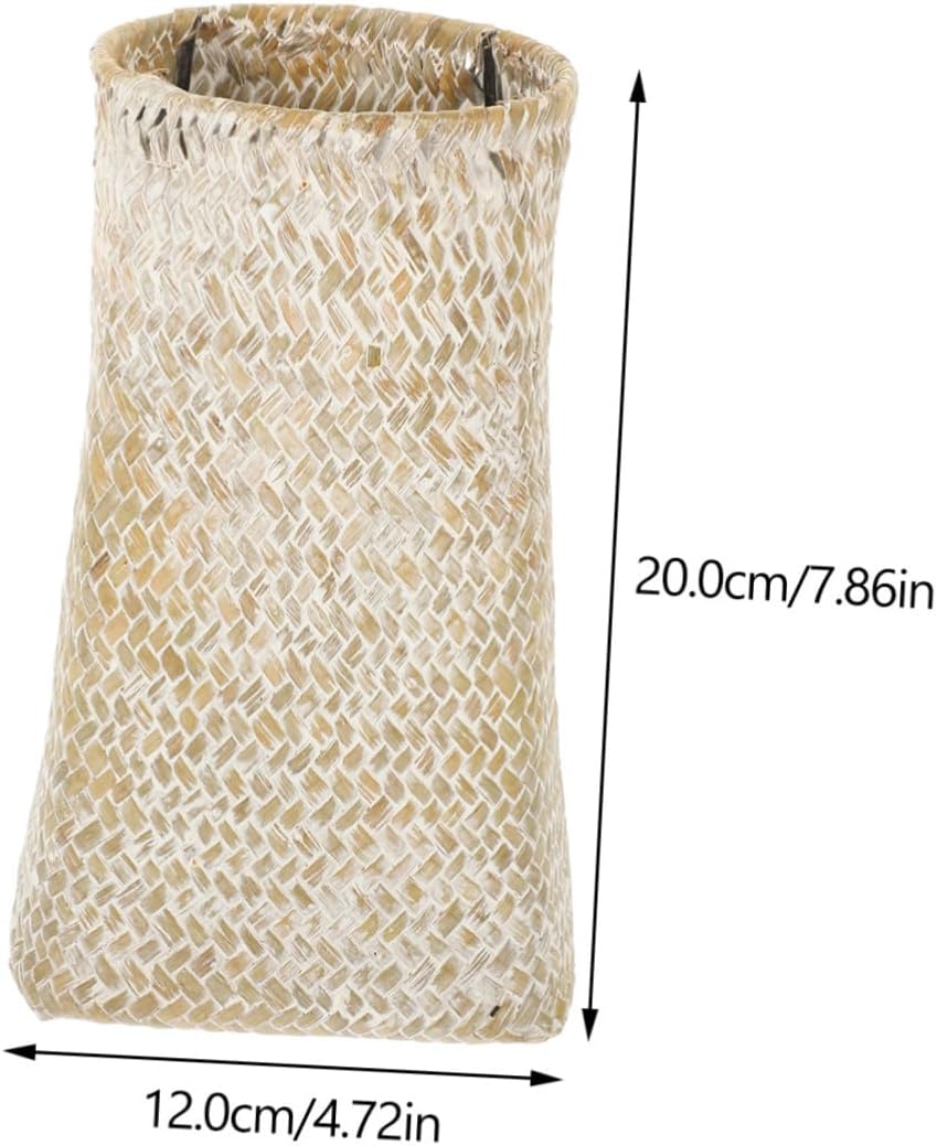 Woven Flower Vase Handmade Seagrass Dried Flower Holder