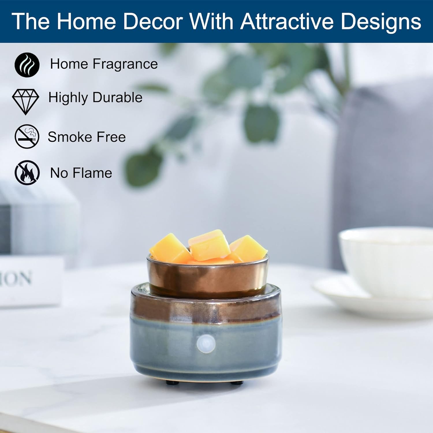 Kobodon 3-in-1 Ceramic Electric Wax Melter for Candles and Fragrance