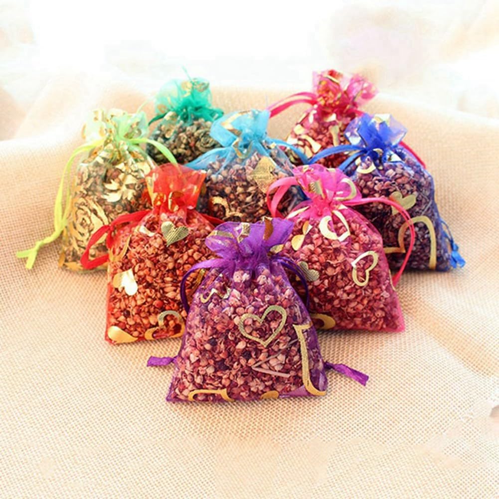 30 Pack Rose Sachet Bags for Home Wardrobe