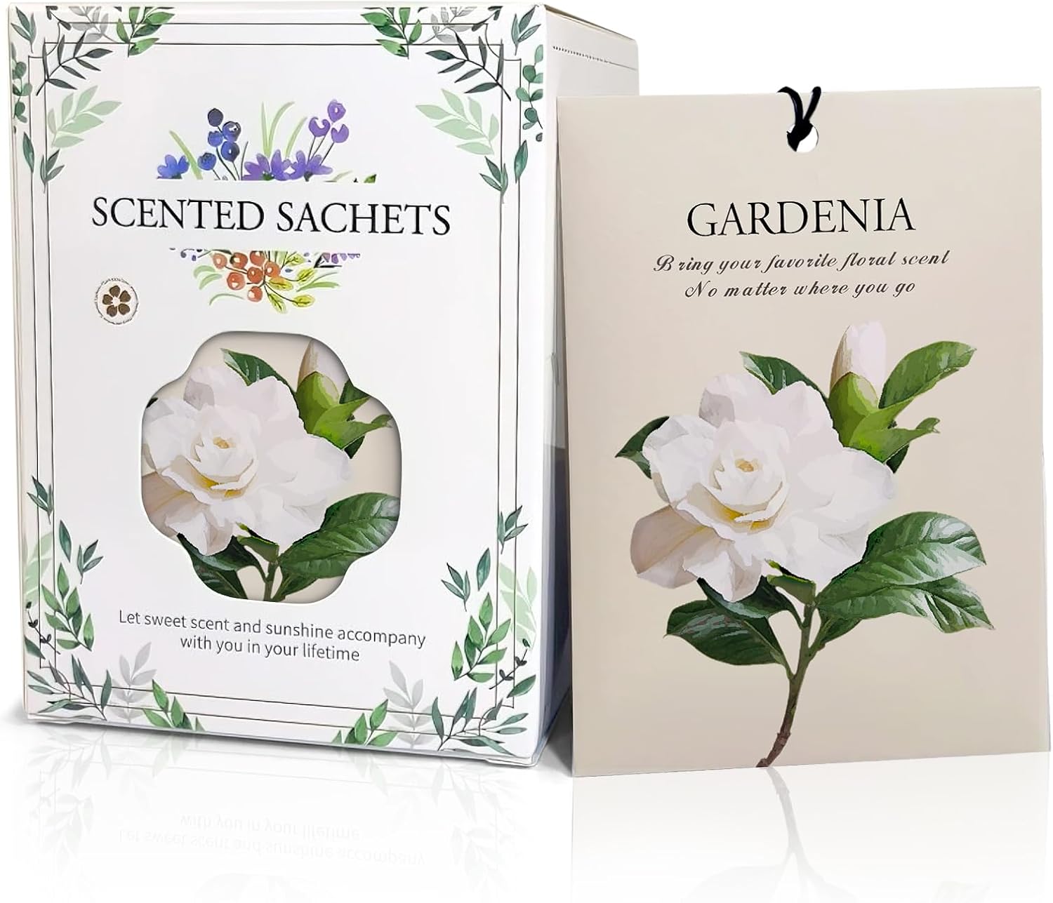 Gardenia Scented Sachet - 12 Pack Home Freshener