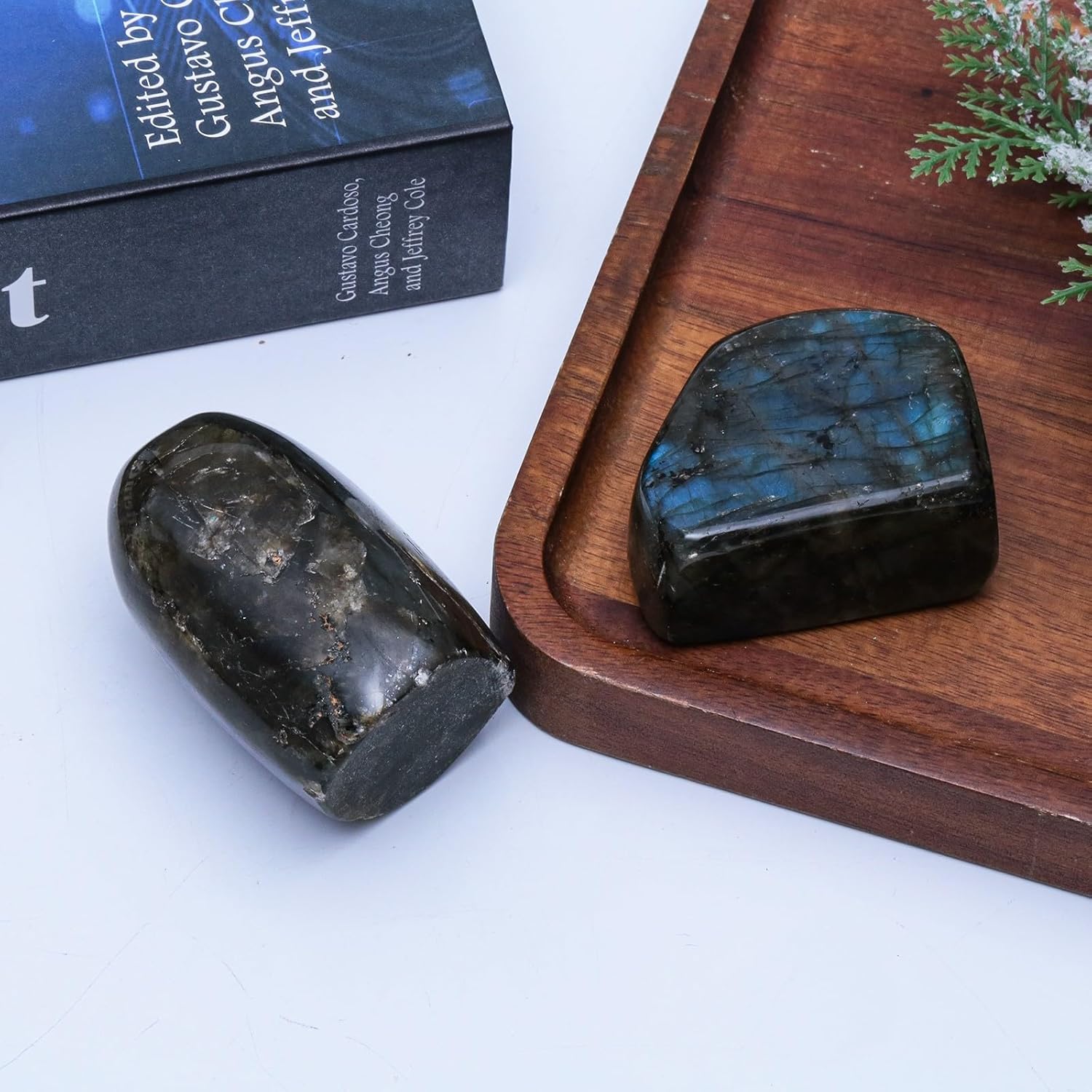 Rockcloud Irregular Labradorite Palm Stone Slab 044-066 lb