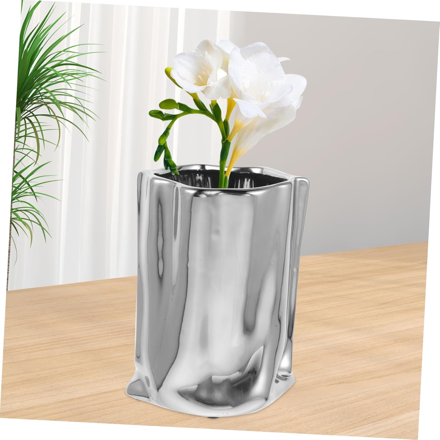 LIFKOME Dried Flower Vase for Home Decoration
