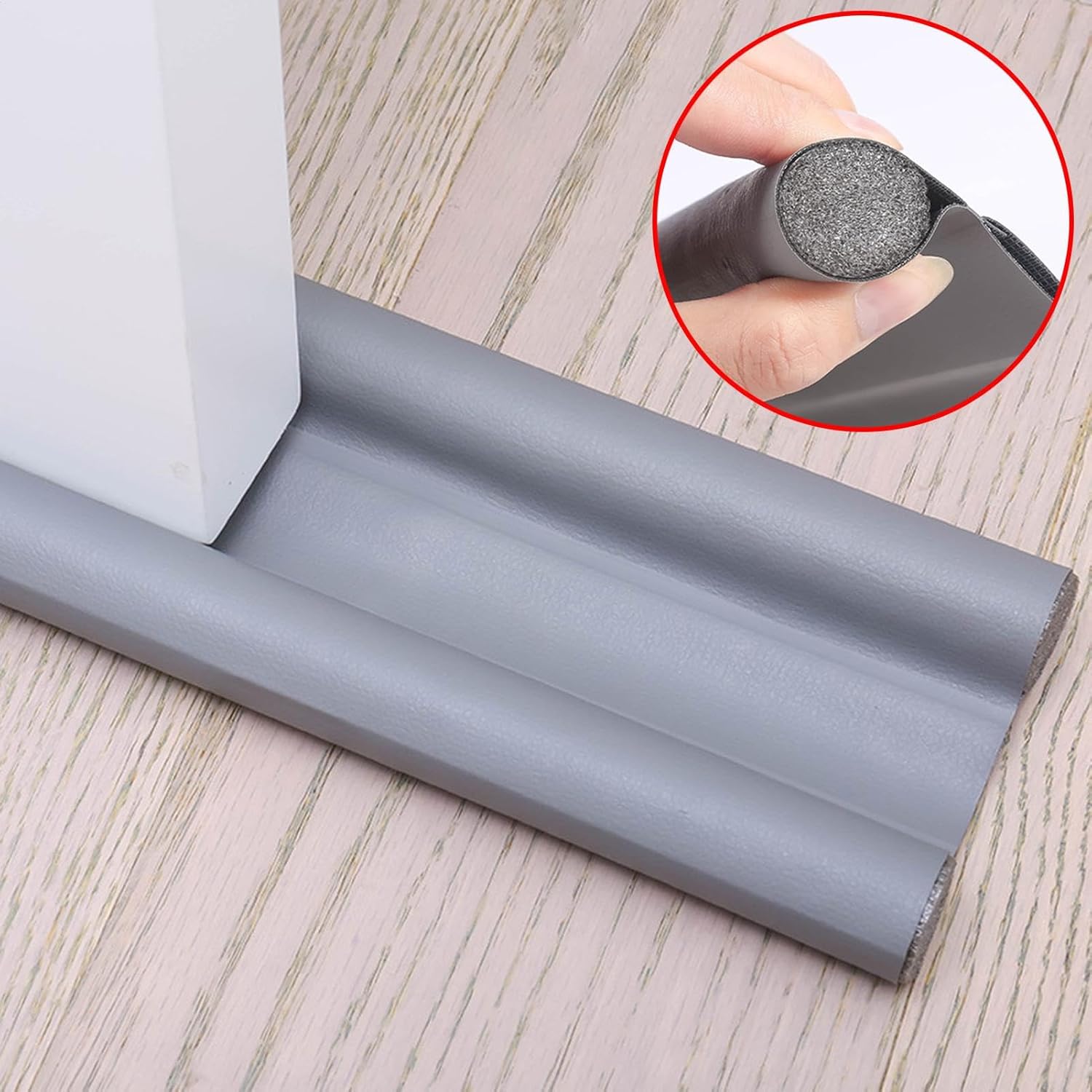 Under Door Draft Stopper for Heat and Noise Control