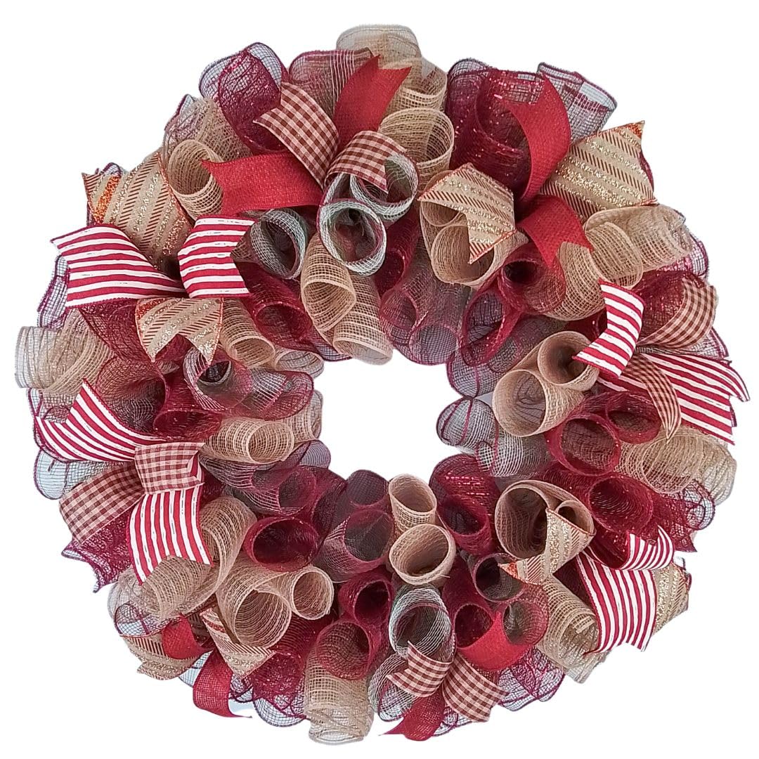Elegant Handmade Wreath for Front Door
