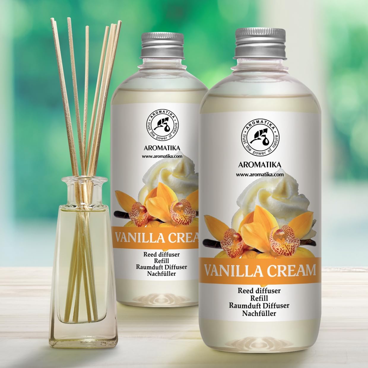 Vanilla Cream Reed Diffuser Refill - 2 x 17 Fl Oz