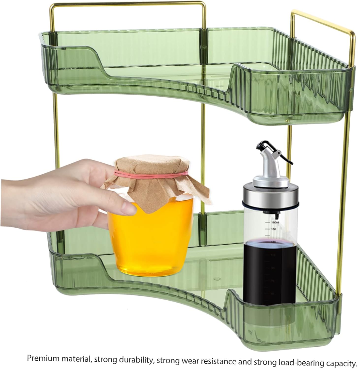IMIKEYA Corner Storage Rack for Kitchen and Bathroom