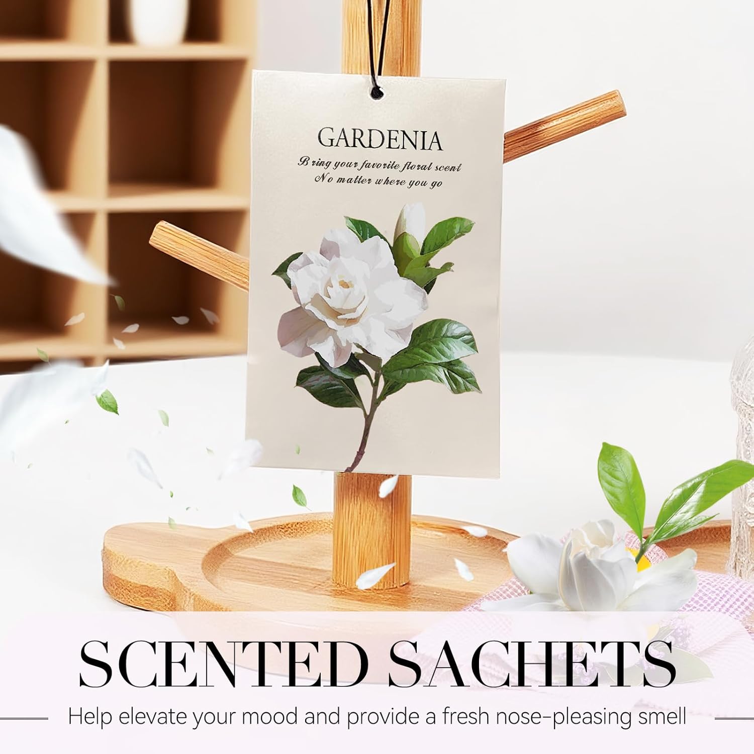 Gardenia Scented Sachet - 12 Pack Home Freshener