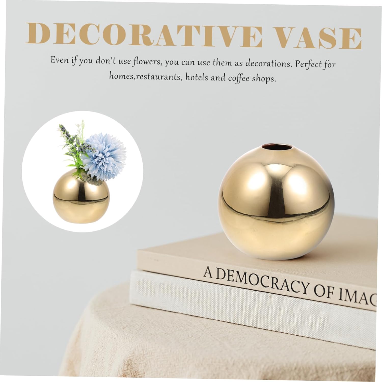Happyyami Abstract Ceramic Flower Vase for Home Decor