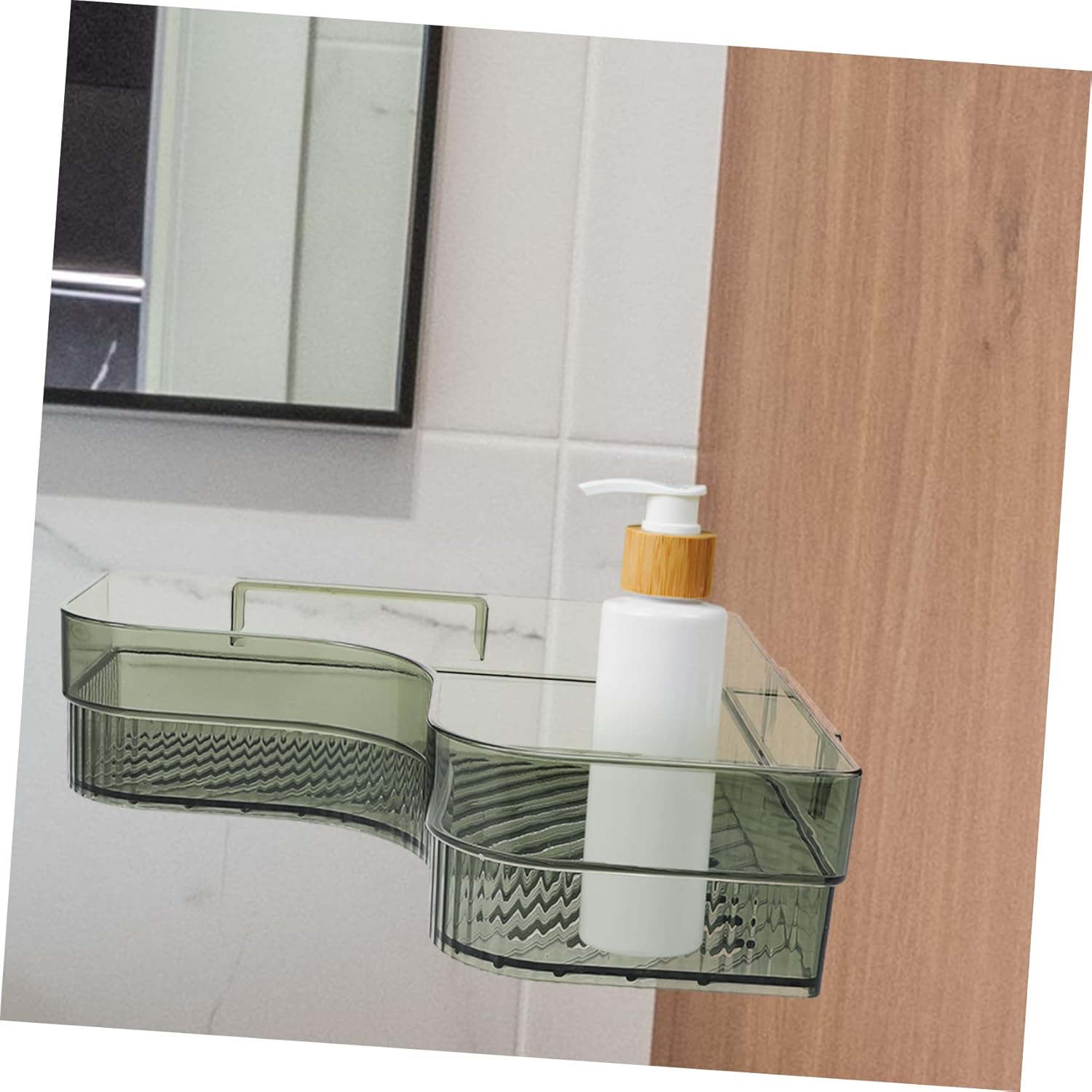 Cabilock Green Corner Wall Mounted Storage Rack