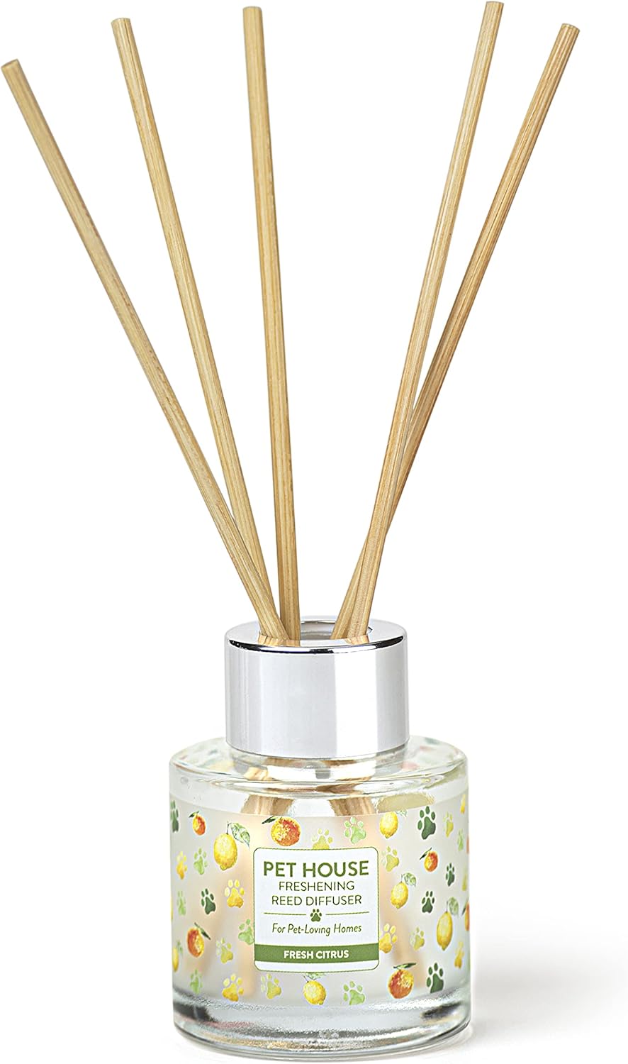 One Fur All Pet House Reed Diffuser Set - Fresh Citrus