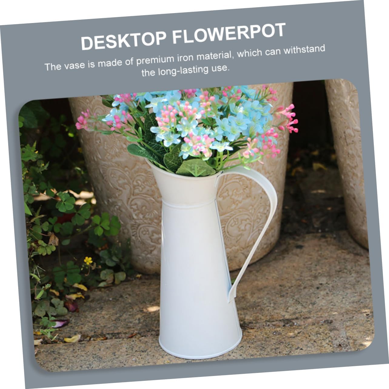 2pcs Iron Flower Vase for Modern Home Decor