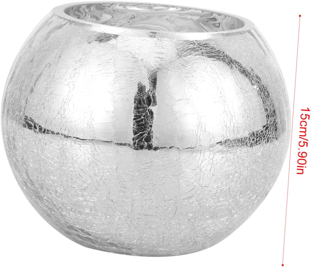 Alipis Silver Plated Flower Vase for Dried Flowers