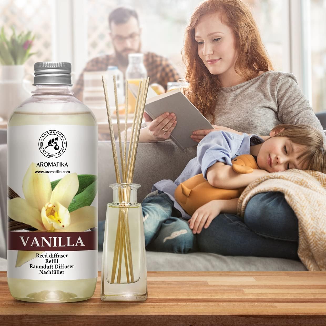 Vanilla Reed Diffuser Refill 3x500ml - Fresh Aroma