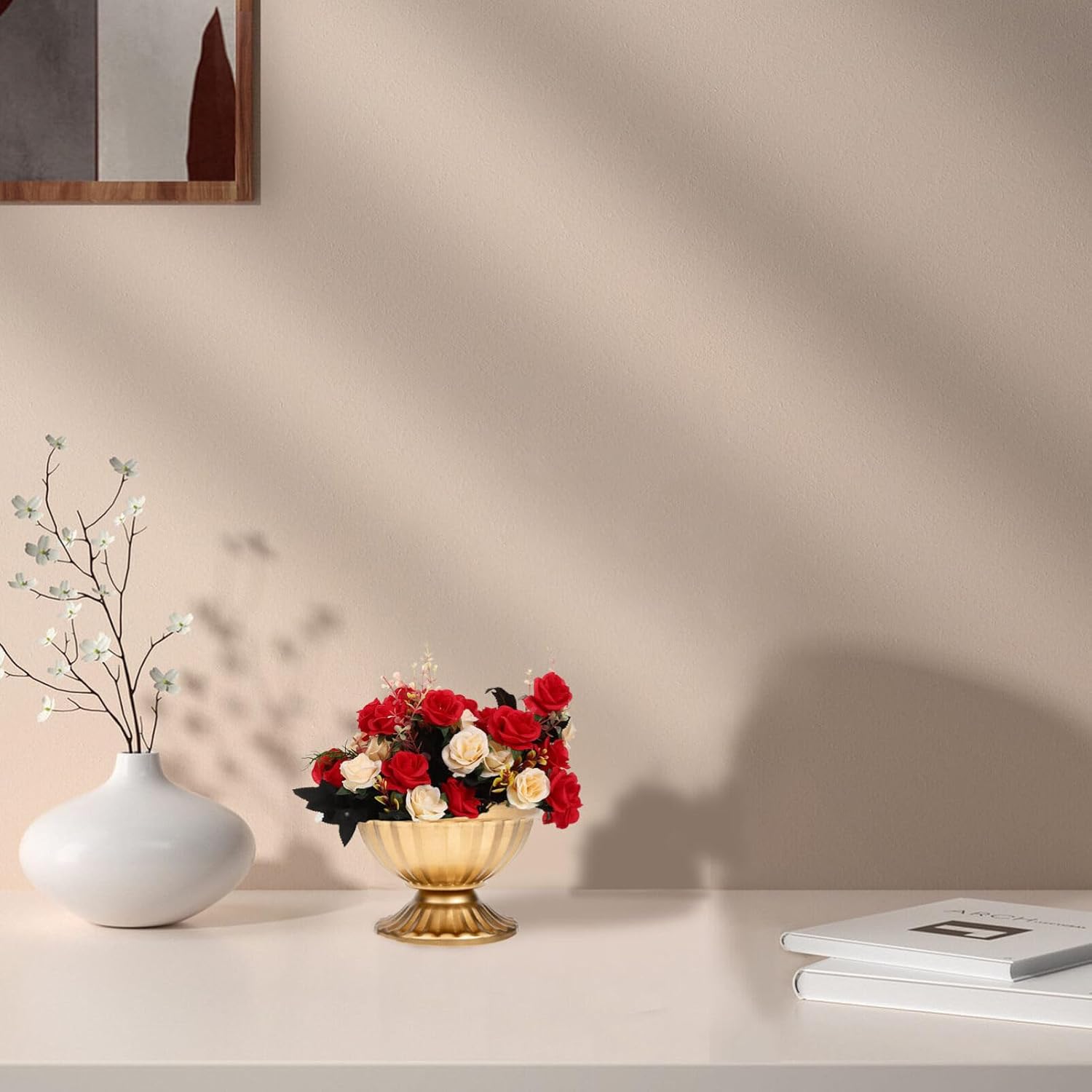 Cabilock Decorative Flower Pot for Dried Flowers and Arrangements