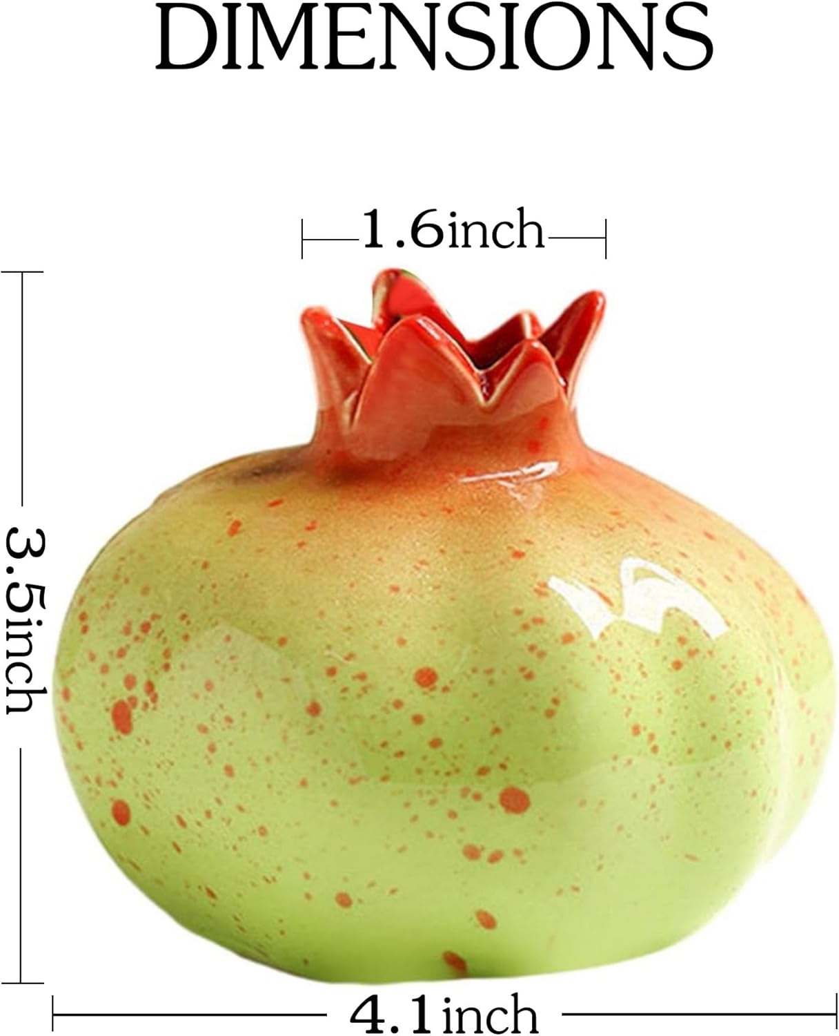 Cute Ceramic Pomegranate Vase 41 x 35