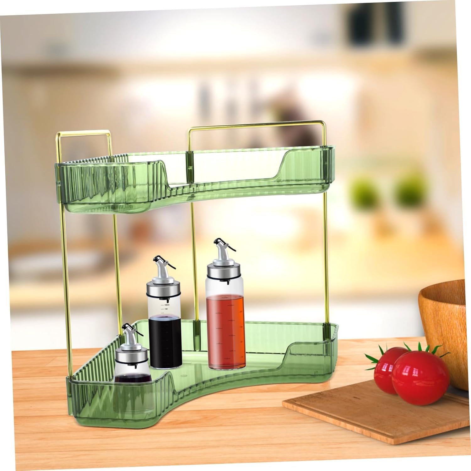 Holibanna Bathroom Counter Corner Storage Shelf Organizer