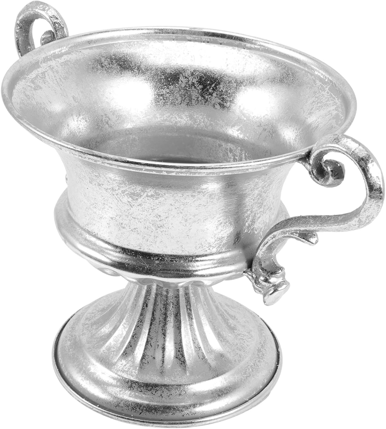 Elegant Silver Urn Vase for Home and Office Decor