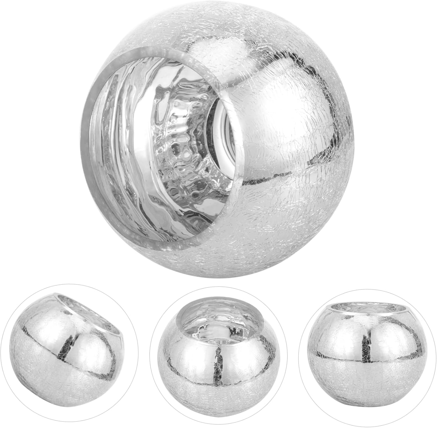 Alipis Silver Plated Flower Vase for Dried Flowers