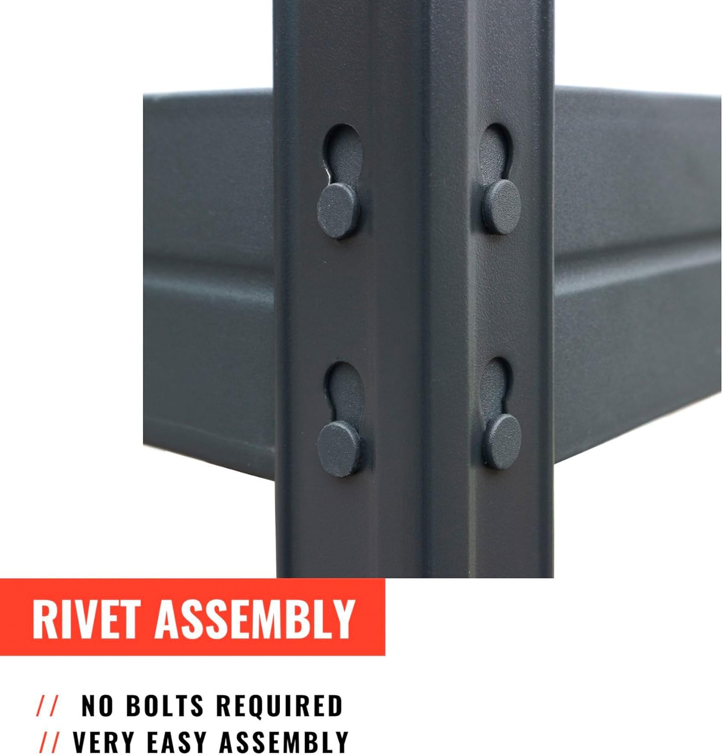2400-Lb Capacity Corner Shelving Unit