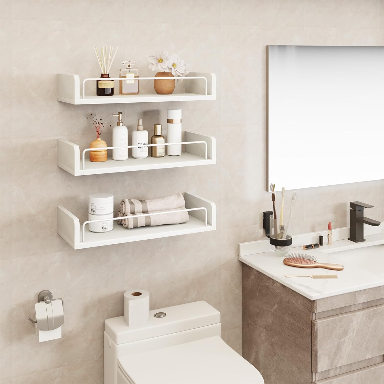 Leadpro Floating Shelves Set of 3 for Wall