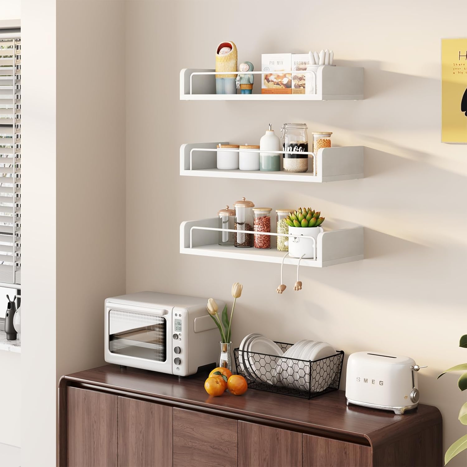 Leadpro Floating Shelves Set of 3 for Wall