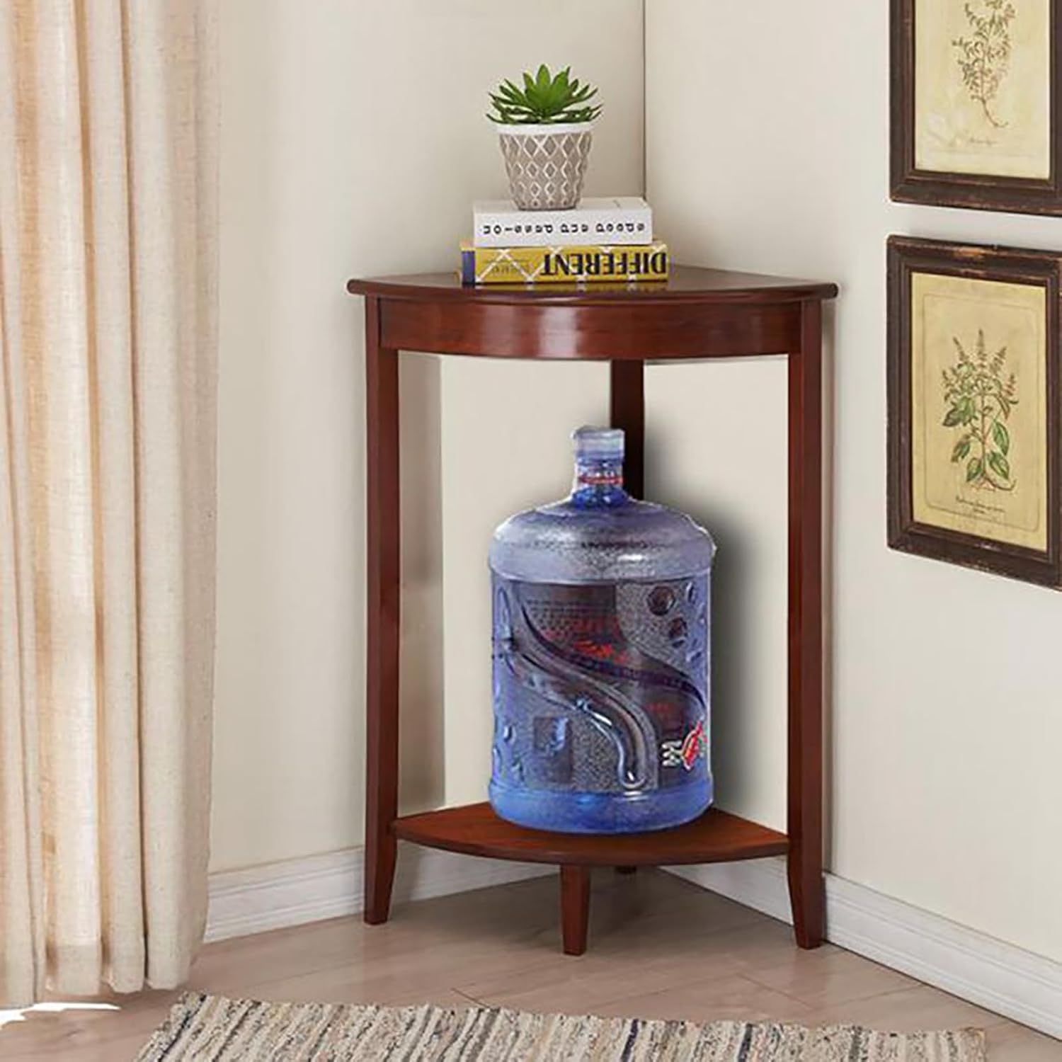 Small Corner Shelf for Home Display Storage