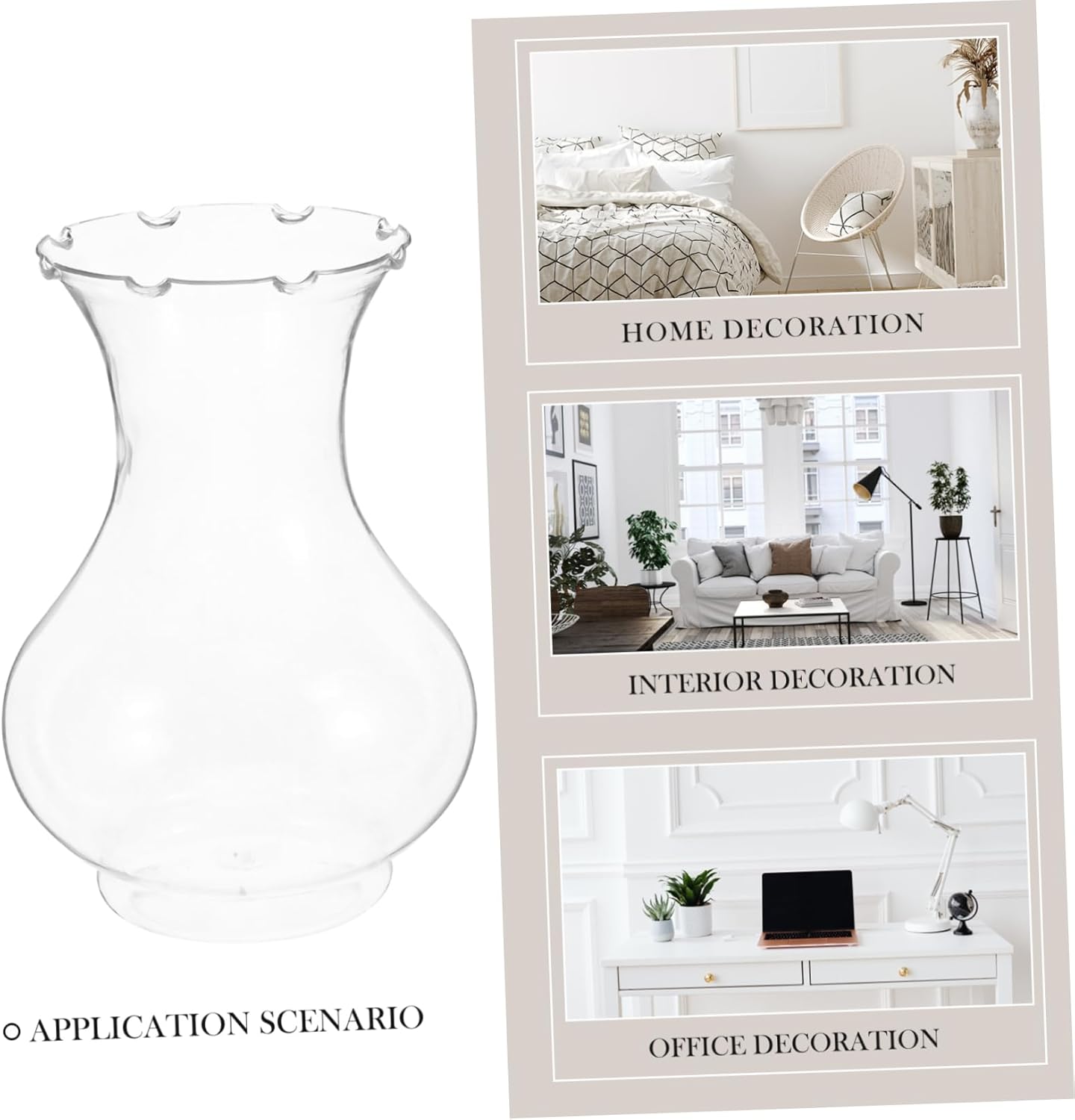 4pcs Clear Plastic Hydroponic Vases for Hyacinth Propagation