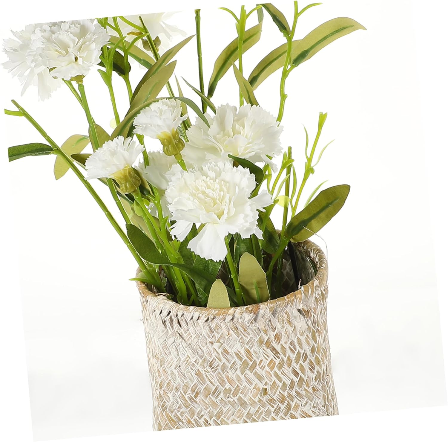 Garneck Vintage Style Seagrass Woven Flower Vase