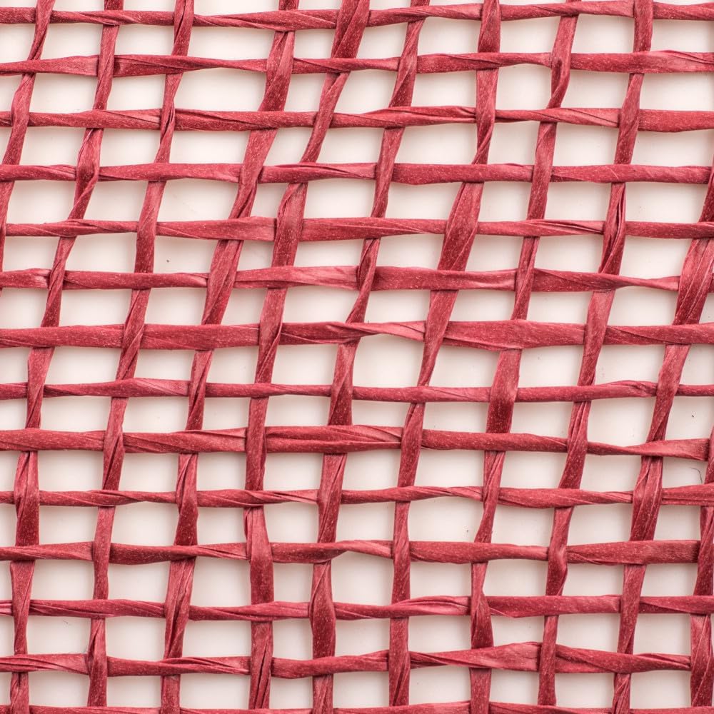 Craig Bachman 10 Inch Poly Burlap Mesh Cranberry Red 10 Yards