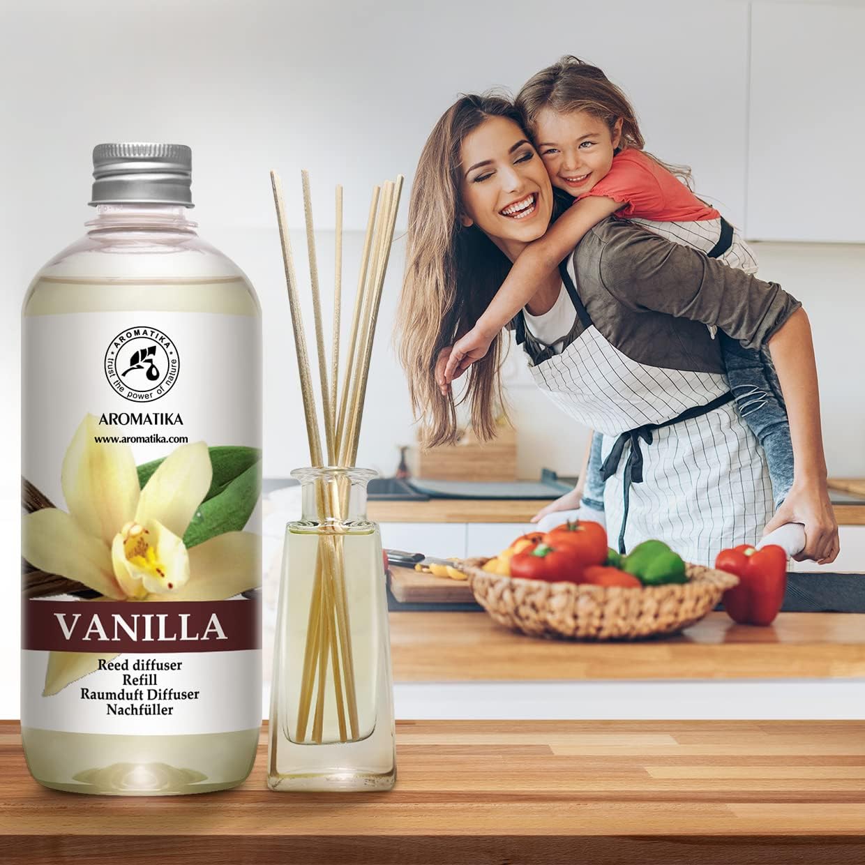 Vanilla Lavender Reed Diffuser Refill Set 34 Fl Oz