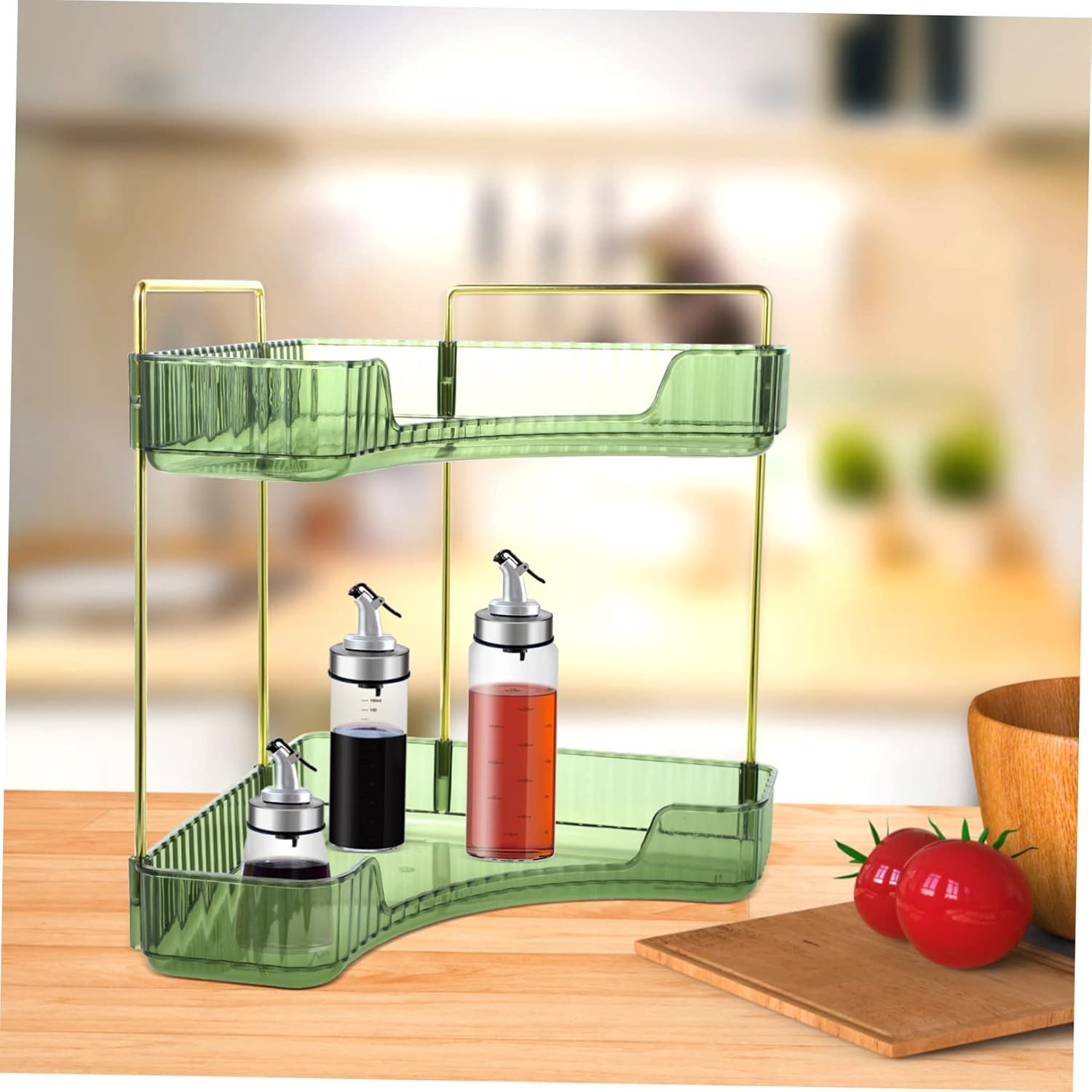 HEALLILY Corner Shelf Bath Cabinet Organizer