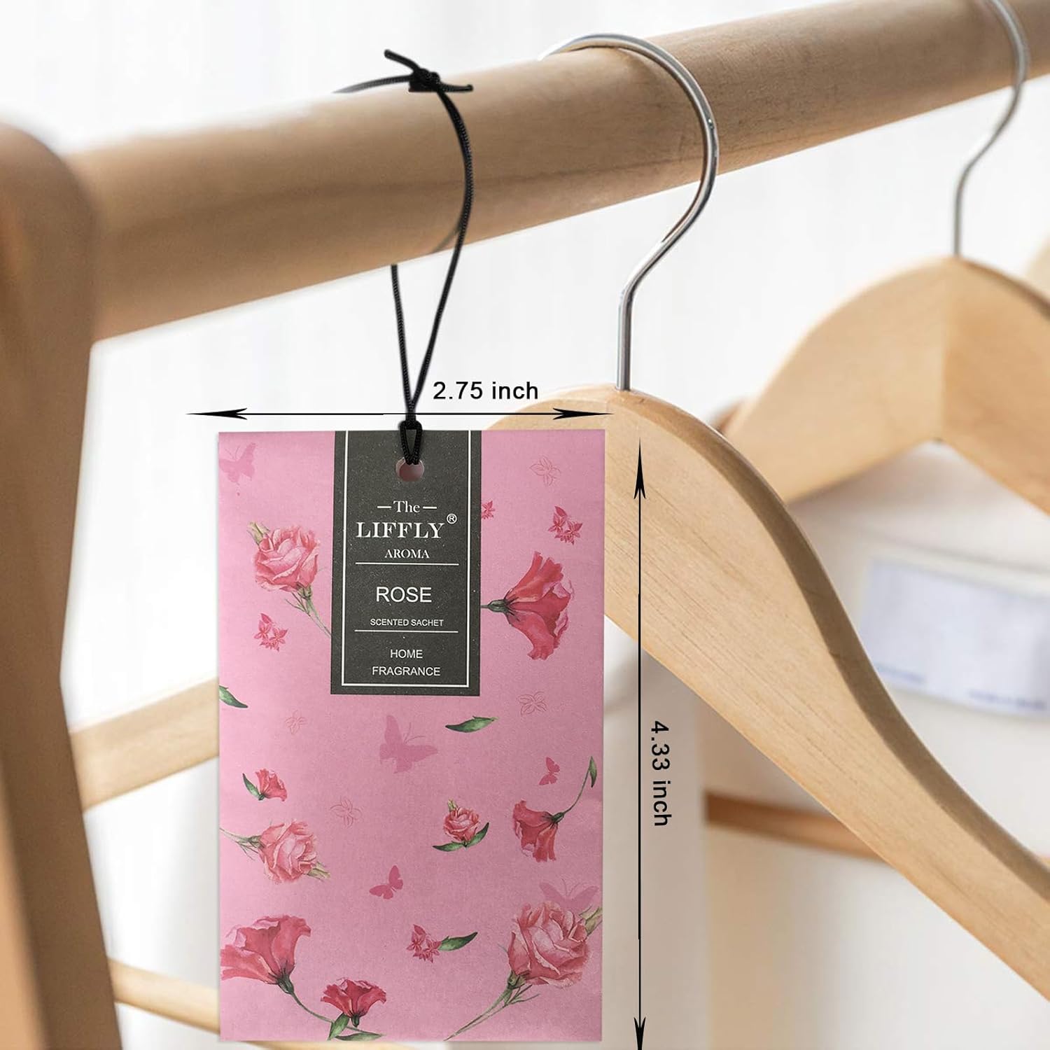 14 Packs Rose Scented Sachets for Drawers and Closets 1