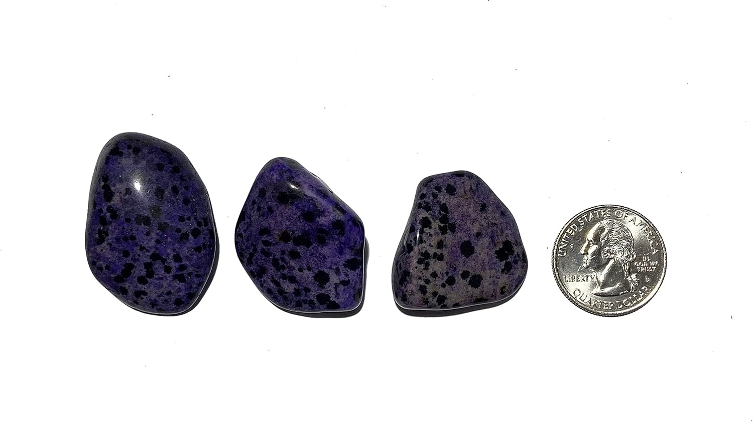 Tumbled Purple Dalmation Jasper 3 Pound Set