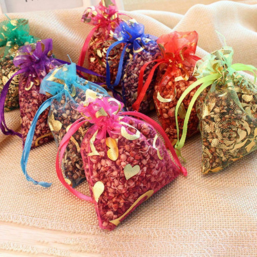 30 Pack Rose Sachet Bags for Home Wardrobe