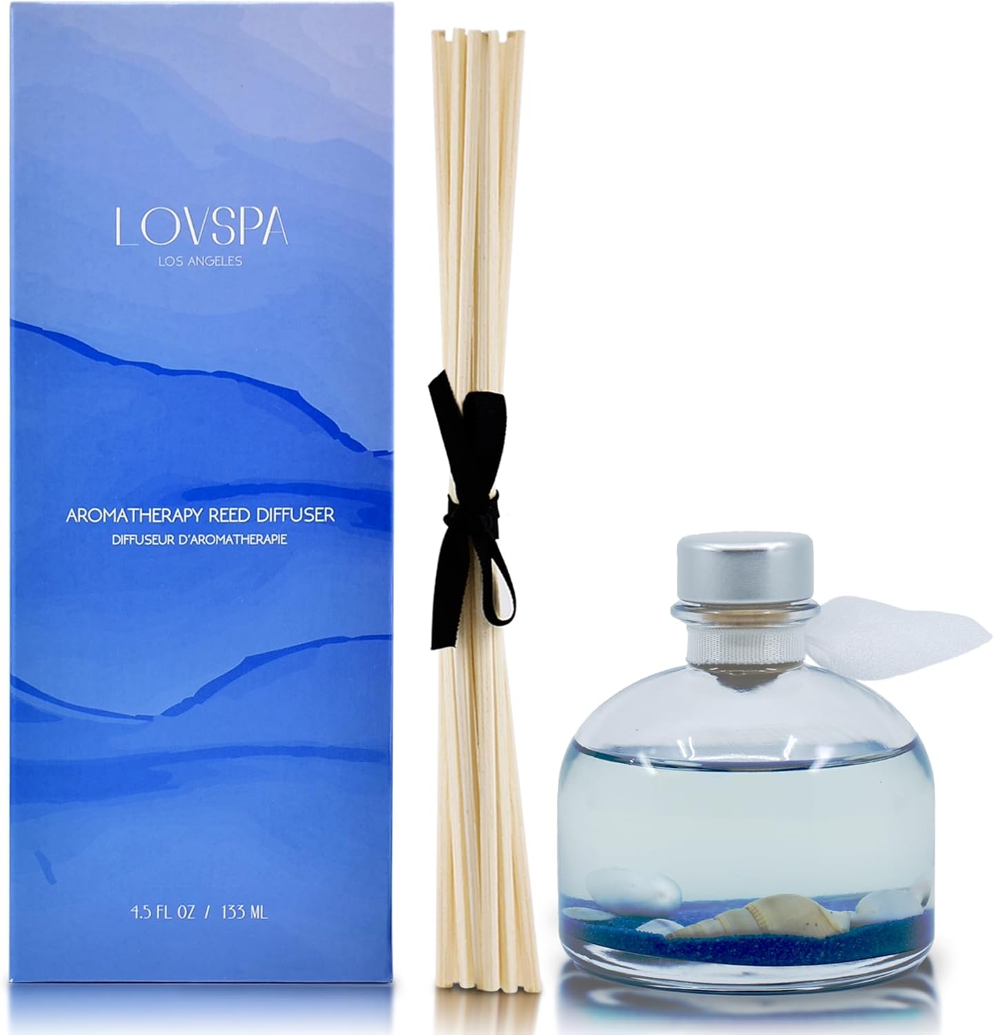LOVSPA Escape Beach Getaway Reed Diffuser Set