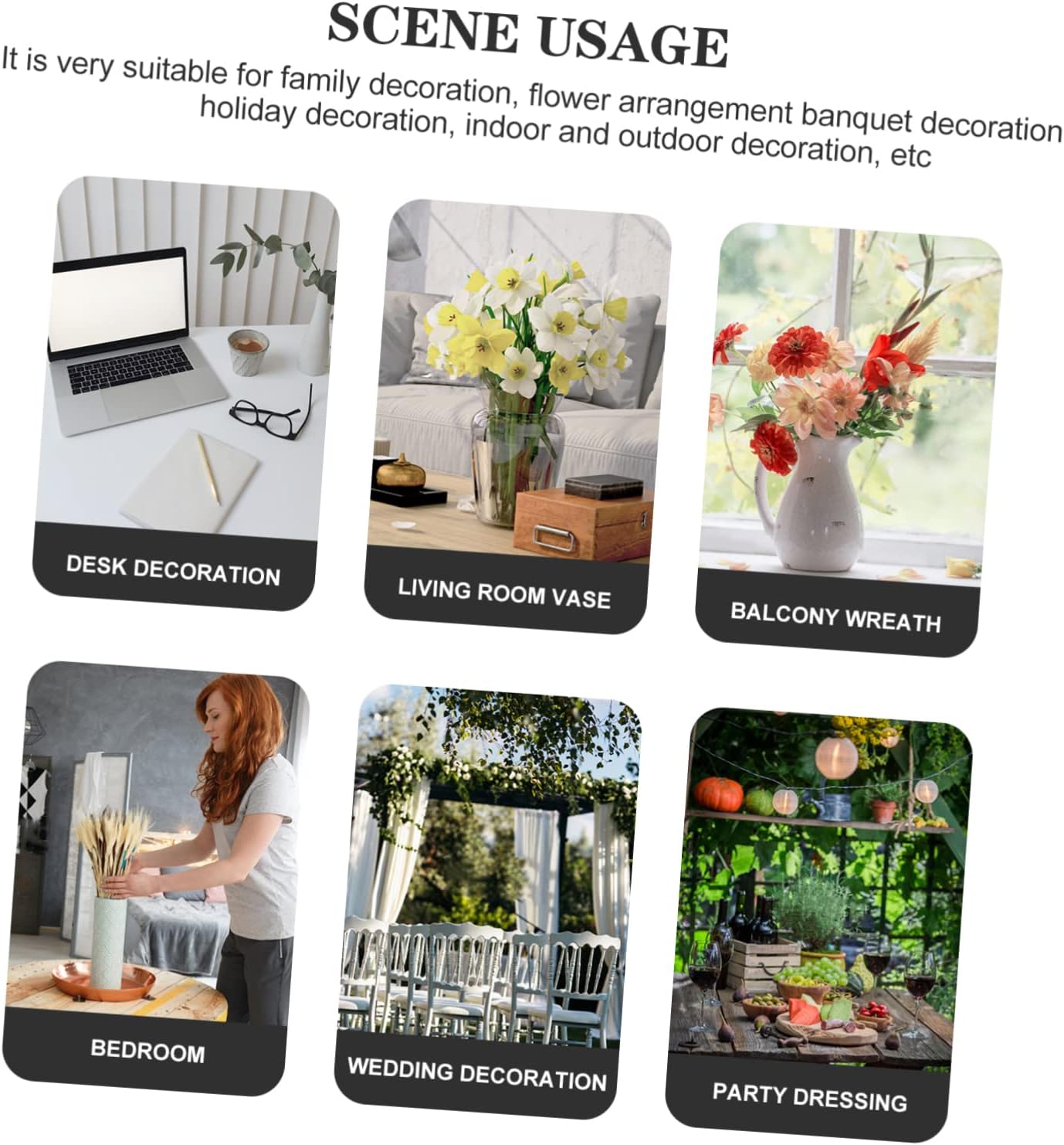 Zerodeko Iron Flowerpot for Wedding Decorations