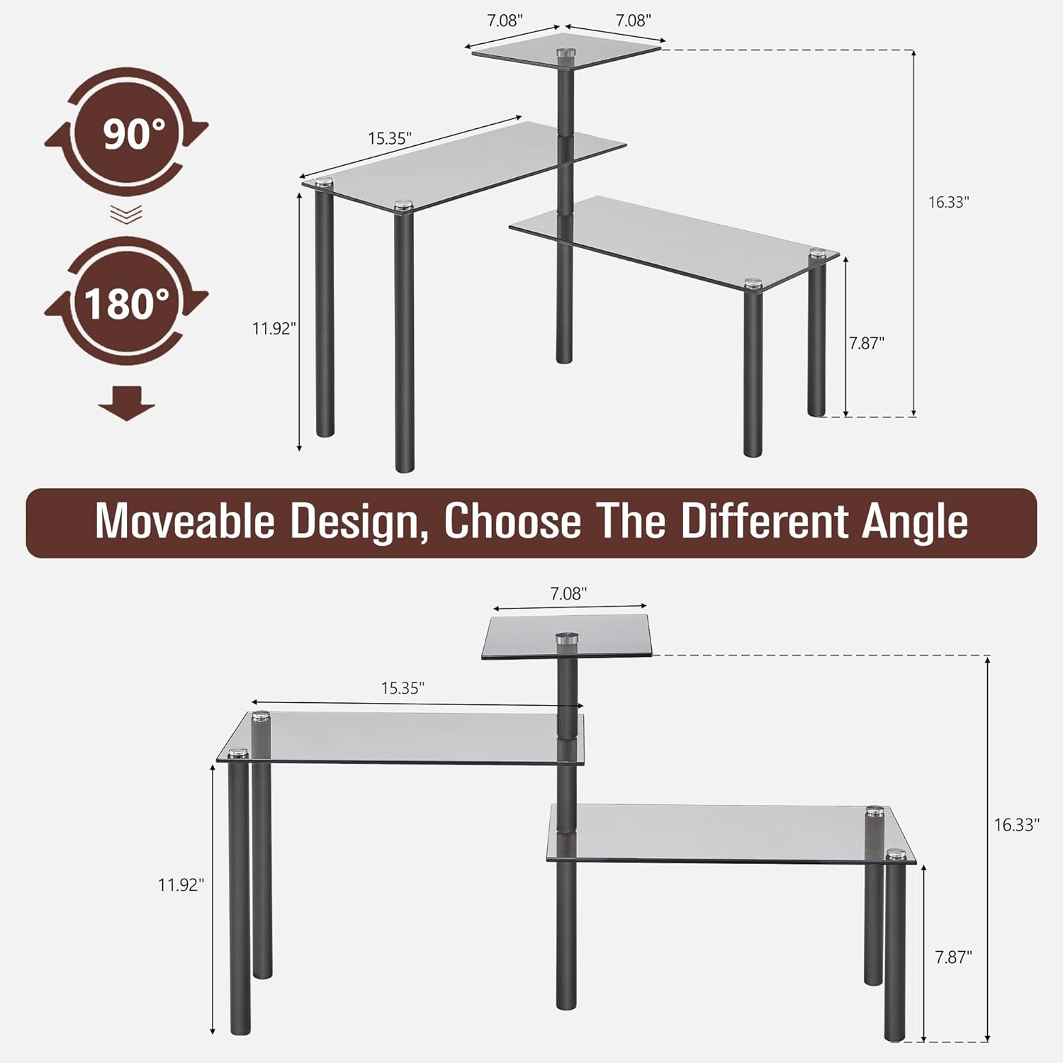 FAVOOSTY 3 Tier Kitchen Counter Shelf Organizer