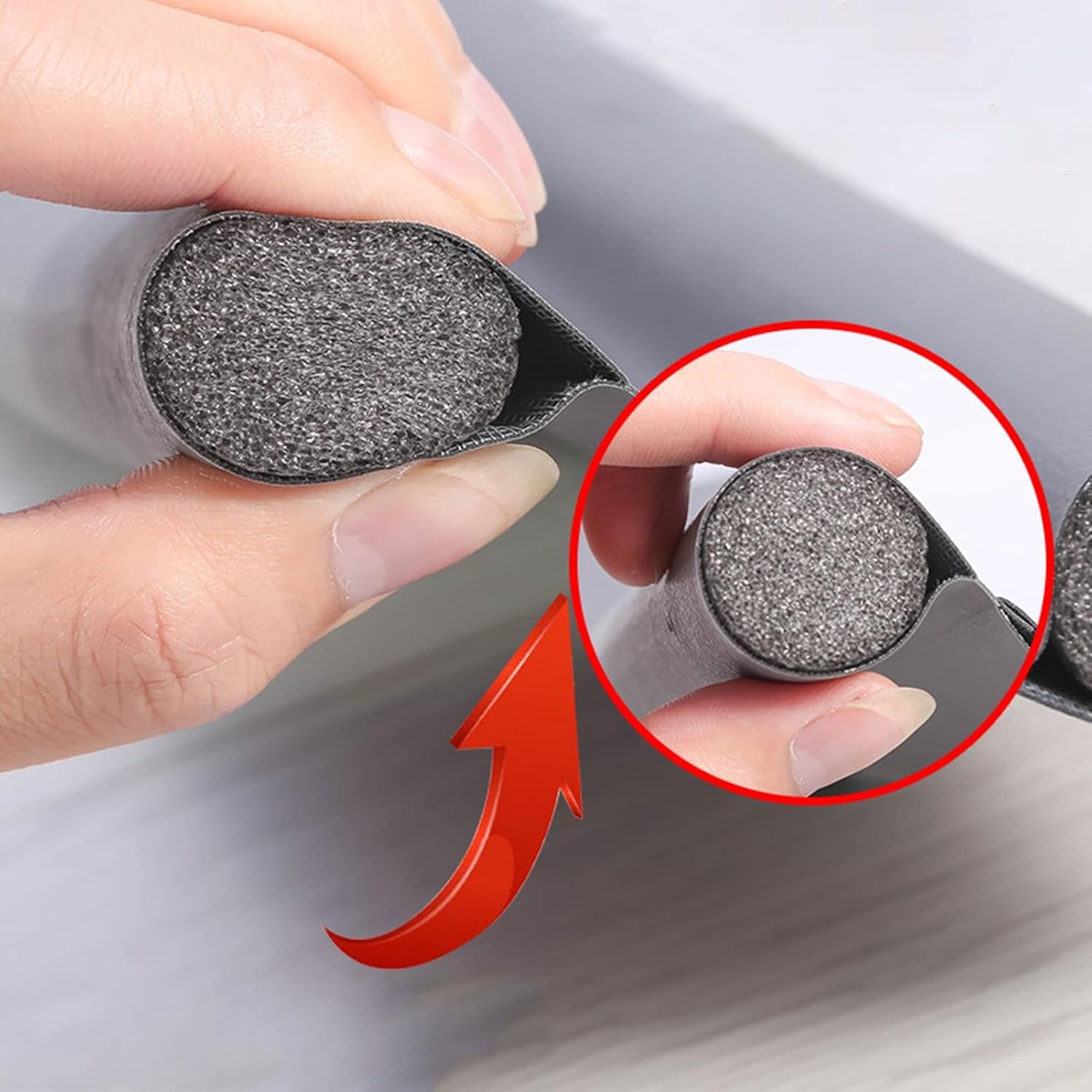 Under Door Draft Stopper for Heat and Noise Control