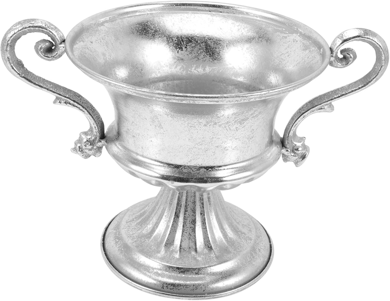 Elegant Silver Urn Vase for Home and Office Decor