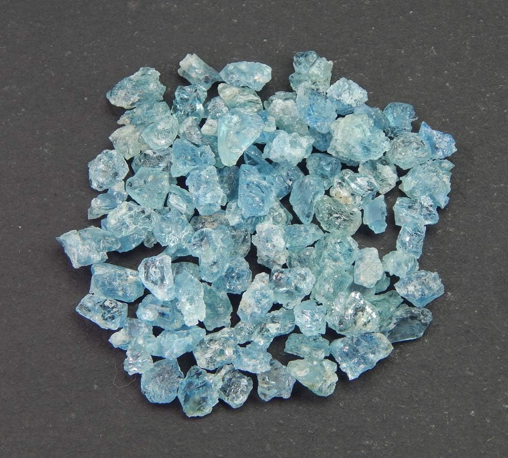 Natural Rough Aquamarine Stones for Healing and Jewelry