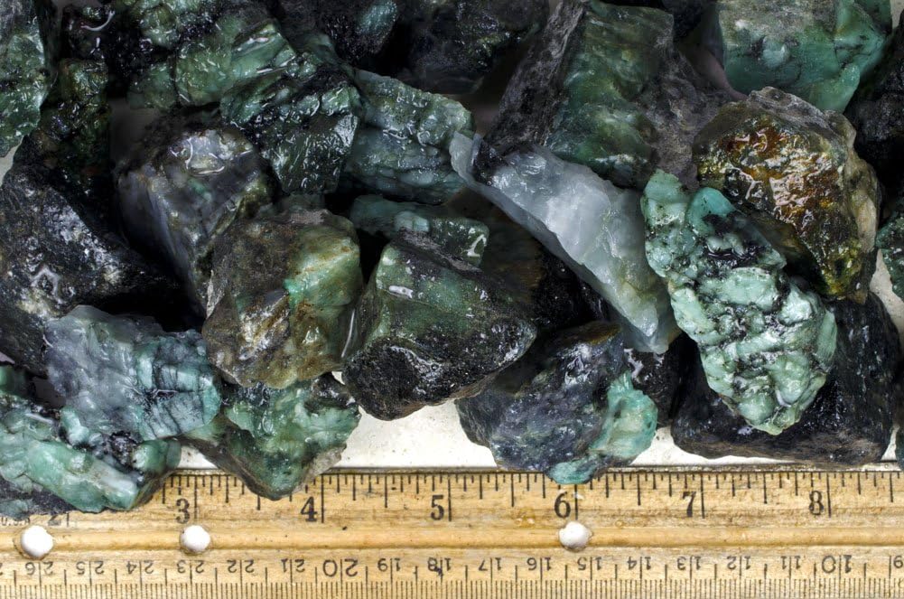 Fantasia Emerald Rough Stones 1 lb Grade 1 Brazil