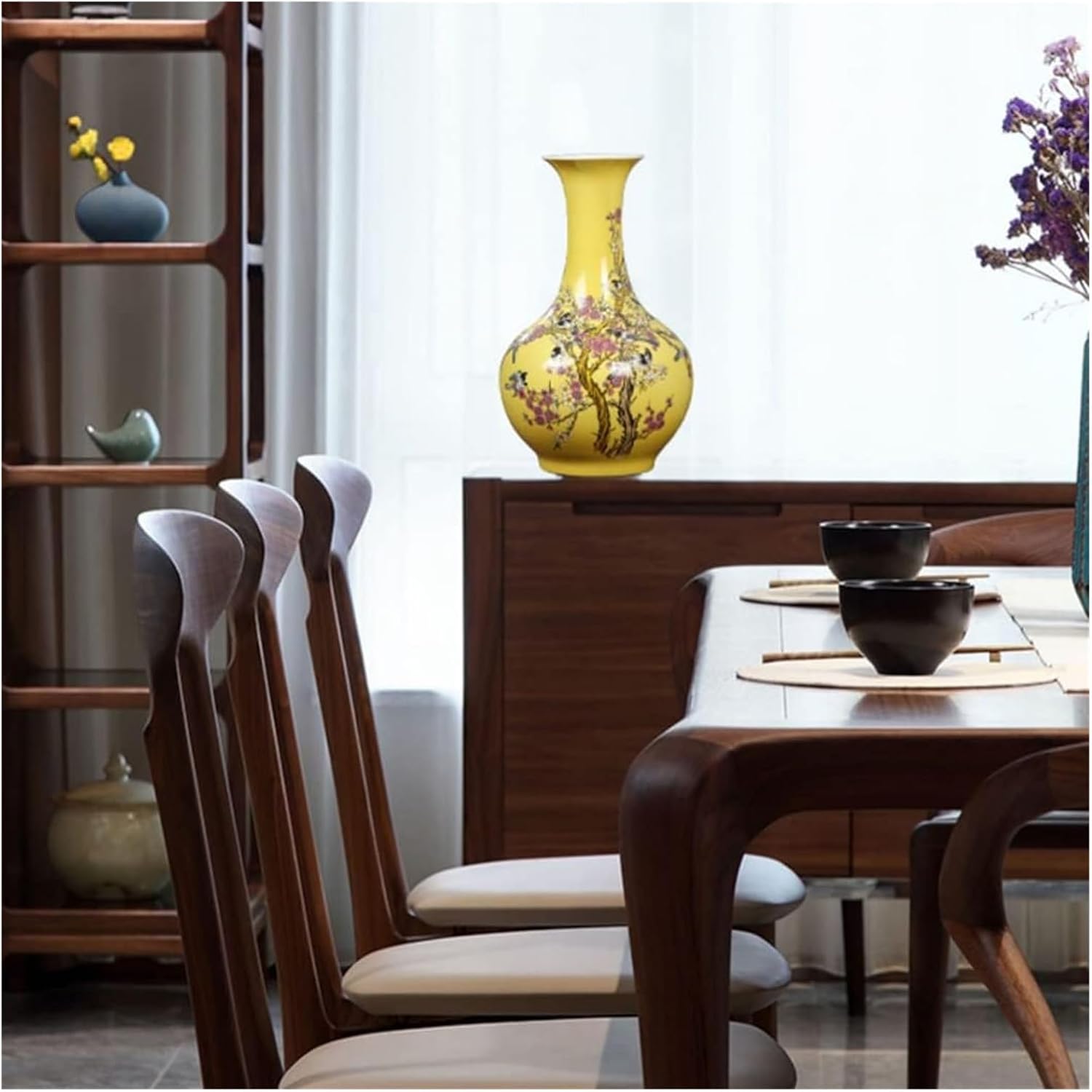 Traditional Chinese Ceramic Vase for Home Decor