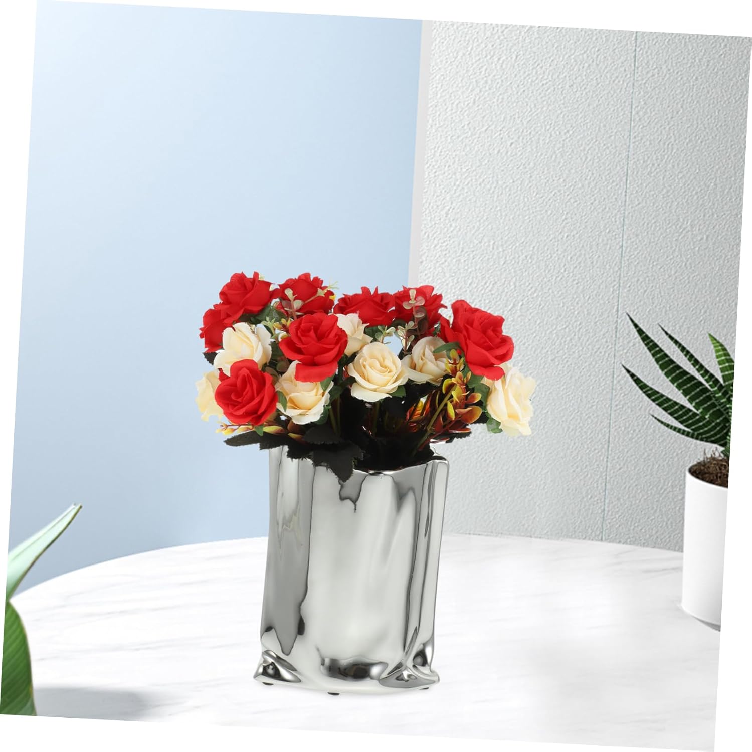 LIFKOME Dried Flower Vase for Home Decoration
