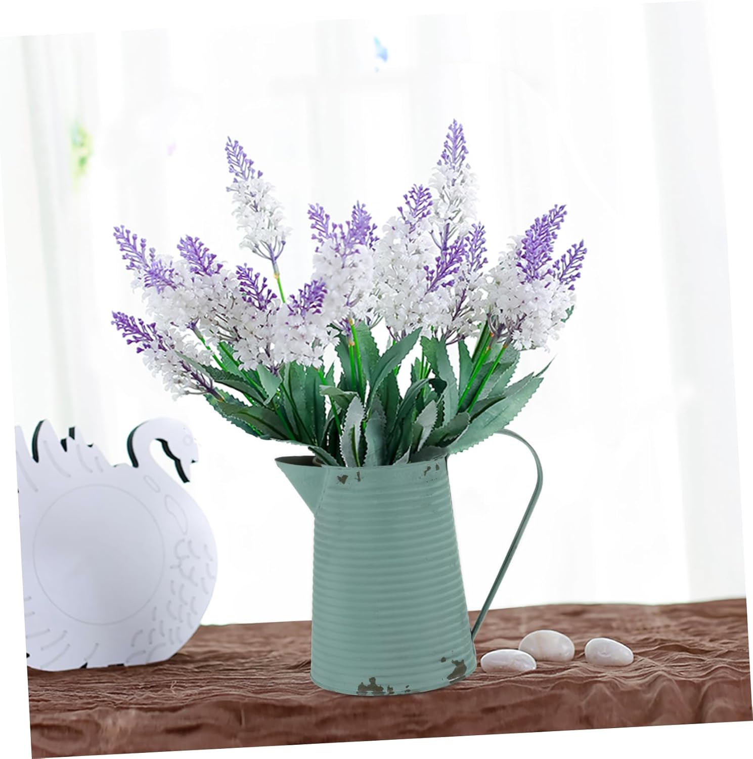SUPVOX Vintage Iron Flower Pot Pitcher Container