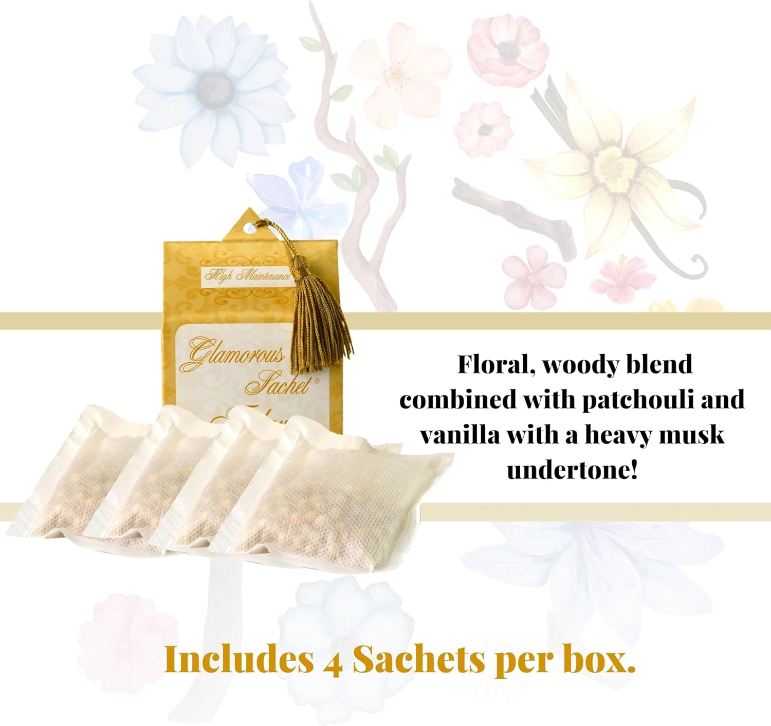 Worldwide Nutrition Bundle Glamorous Reusable Dryer Sachets and Key Chain