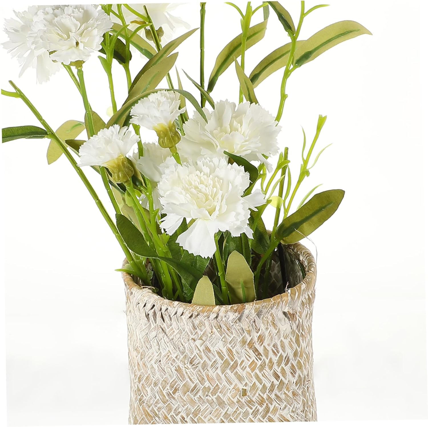 Handmade Seagrass Woven Decorative Vase for Home Display